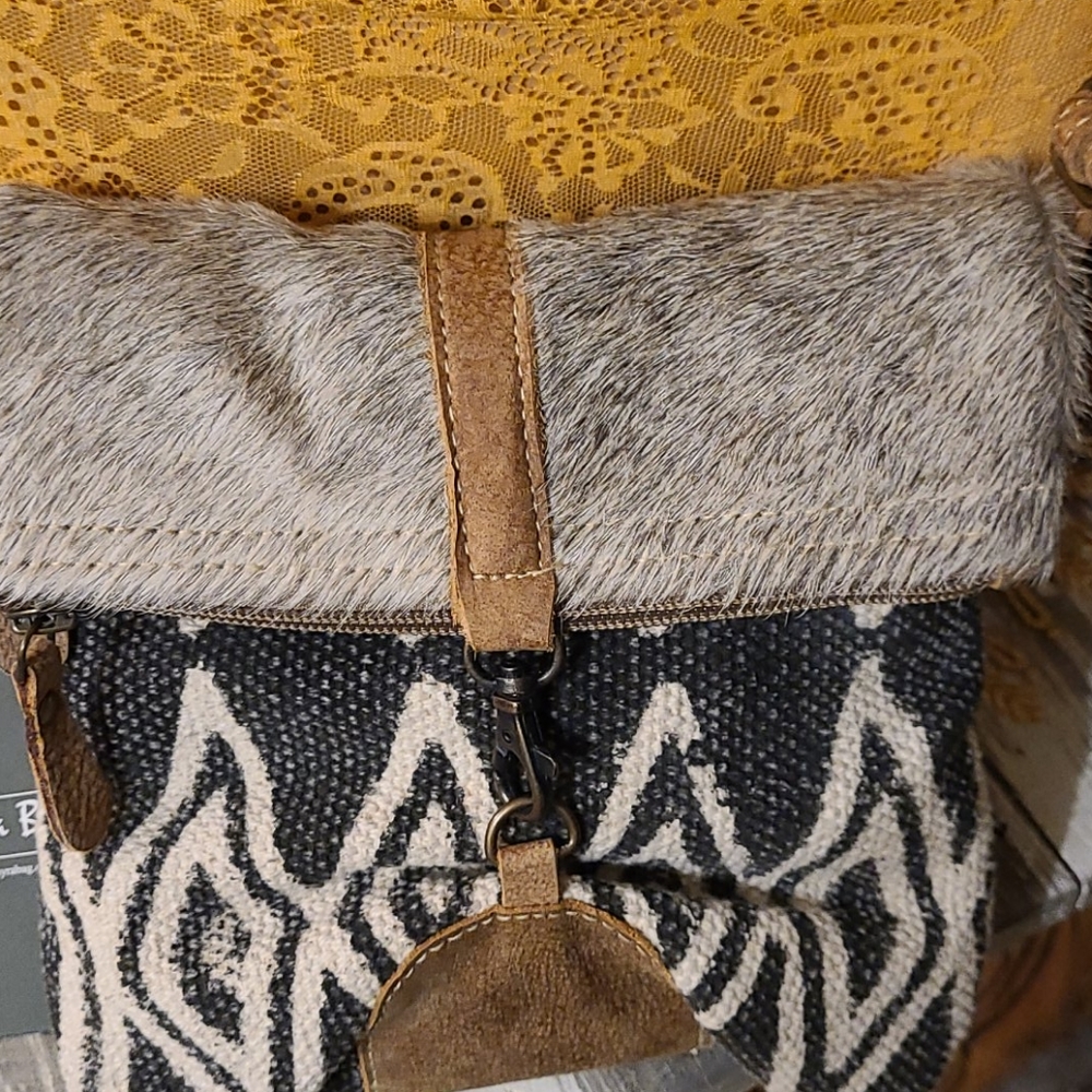 NWT NEW MYRA CROSSBODY BAG FUR LEATHER - Picture 4 of 16